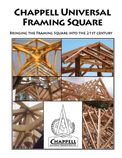 Chappell Universal Framing Square