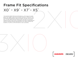 Frame Fit Specifications