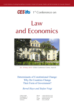 Determinants of Constitutional Change