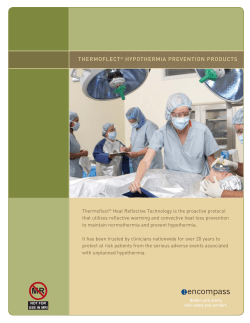 Thermoflect Hypothermia Prevention