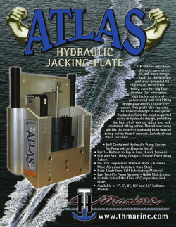 T-H Marine introduces the next generation in jack plate design, built