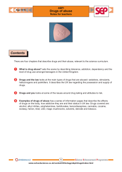 Contents - SchoolScience.co.uk