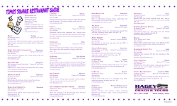 TIMES SQUARE RESTAURANTS