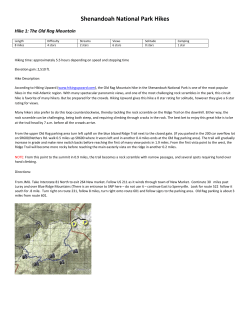 Shenandoah National Park Hikes