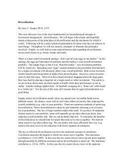 Diversification - Fischer Financial Services