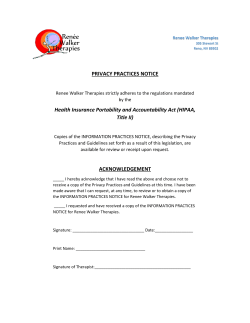 Health Insurance Portability and Accountability Act (HIPAA)