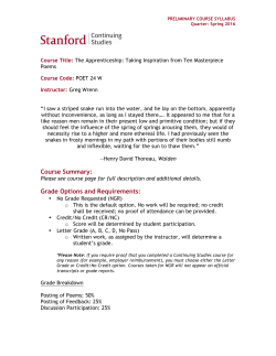 Course Summary: Grade Options and