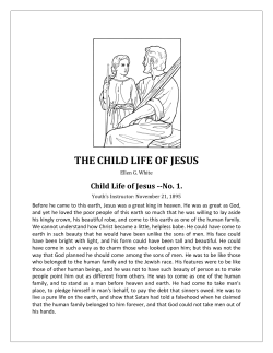 the child life of jesus