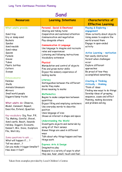 Continuous Provision