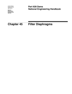 NRCS 2007, NEH 628 Chap 45 Filter Diaphragms