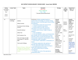 Bay District School Biology I