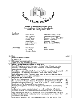 Minutes for 2014 - Dundee City Council