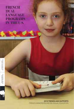 french dual language programs in the us