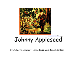 Johnny Appleseed Presentation