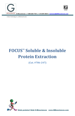 Protocol - G-Biosciences