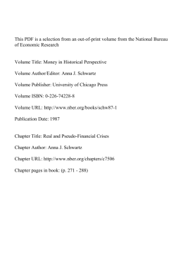 Real and Pseudo-Financial Crises