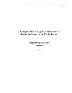 SEP Biological Risk Management Framework