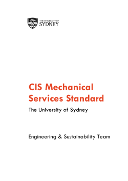 CIS Mechanical Services Standard