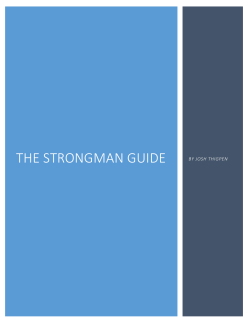 the strongman guide - Strongman Corporation