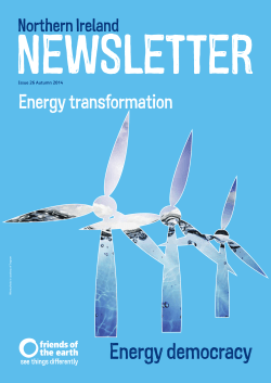 Energy transformation - Friends of the Earth