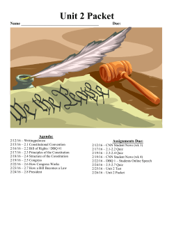 Unit 2 Packet