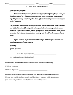 Convention Simulation