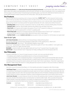 C O M P A N Y F A C T S H E E T