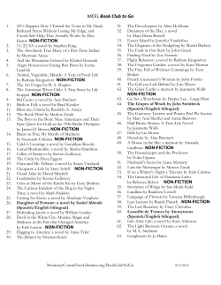 MCFL Book Club to Go