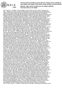 Act II. Scene III. - Donalbain - Omdix.com Search Term Paper Test