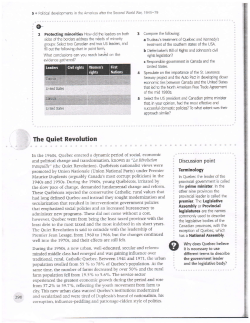 The Quiet Revolution