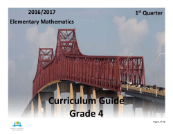 4th Grade Quarter 1 2016-2017 final