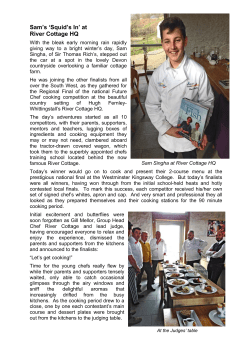 Sam`s `Squid`s In` at River Cottage HQ