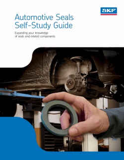 Automotive Seals Self-Study Guide