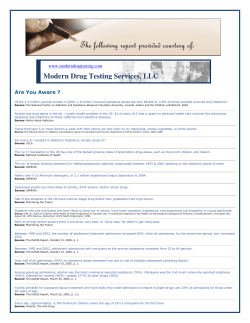 The following report provided courtesy of