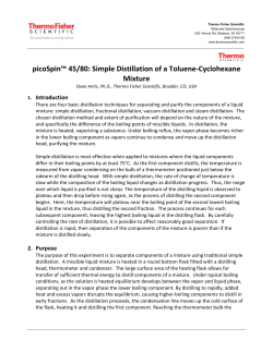 Lesson Plan: Simple Distillation of a Toluene