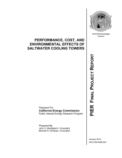 Performance, Cost, and Environmental Effects of Saltwater Cooling