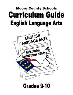 English - Moore County Schools