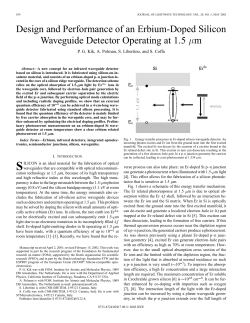 Design and Performance of an Erbium