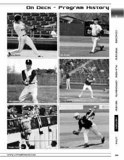 On Deck - Program History