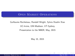 Open Market Operations