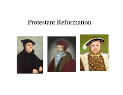 Protestant Reformation