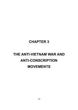 chapter 3 the anti-vietnam war and anti