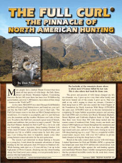 by Don Peay - Full Curl Society