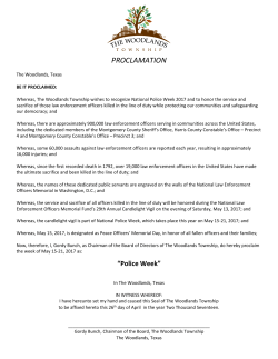 Police Week Proclamation