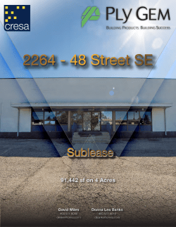 91,442 sf on 4 Acres