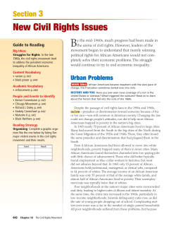 New Civil Rights Issues