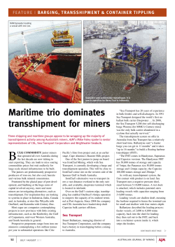 AJM Feature - The Australian Journal of Mining