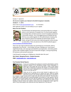 April 2013 - International Garden Centre Association