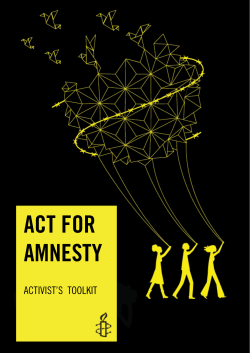 act for amnesty - Amnesty International Ireland