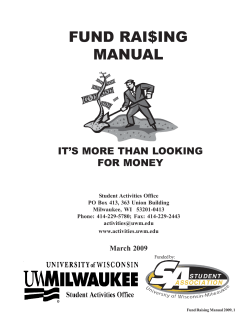 fund rai$ing manual